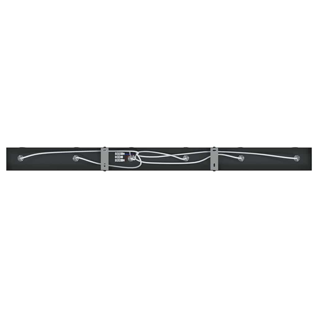 Faretto da soffitto Nero 73 x 6 x 16 cm Metallo