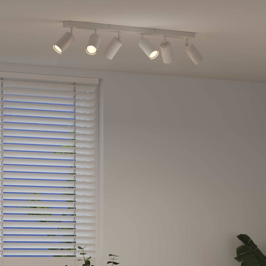 Faretto da soffitto Bianco 73 x 6 x 16 cm Metallo