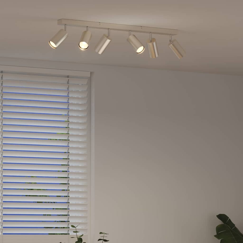 Faretto da soffitto Nichel 73 x 6 x 16 cm Metallo