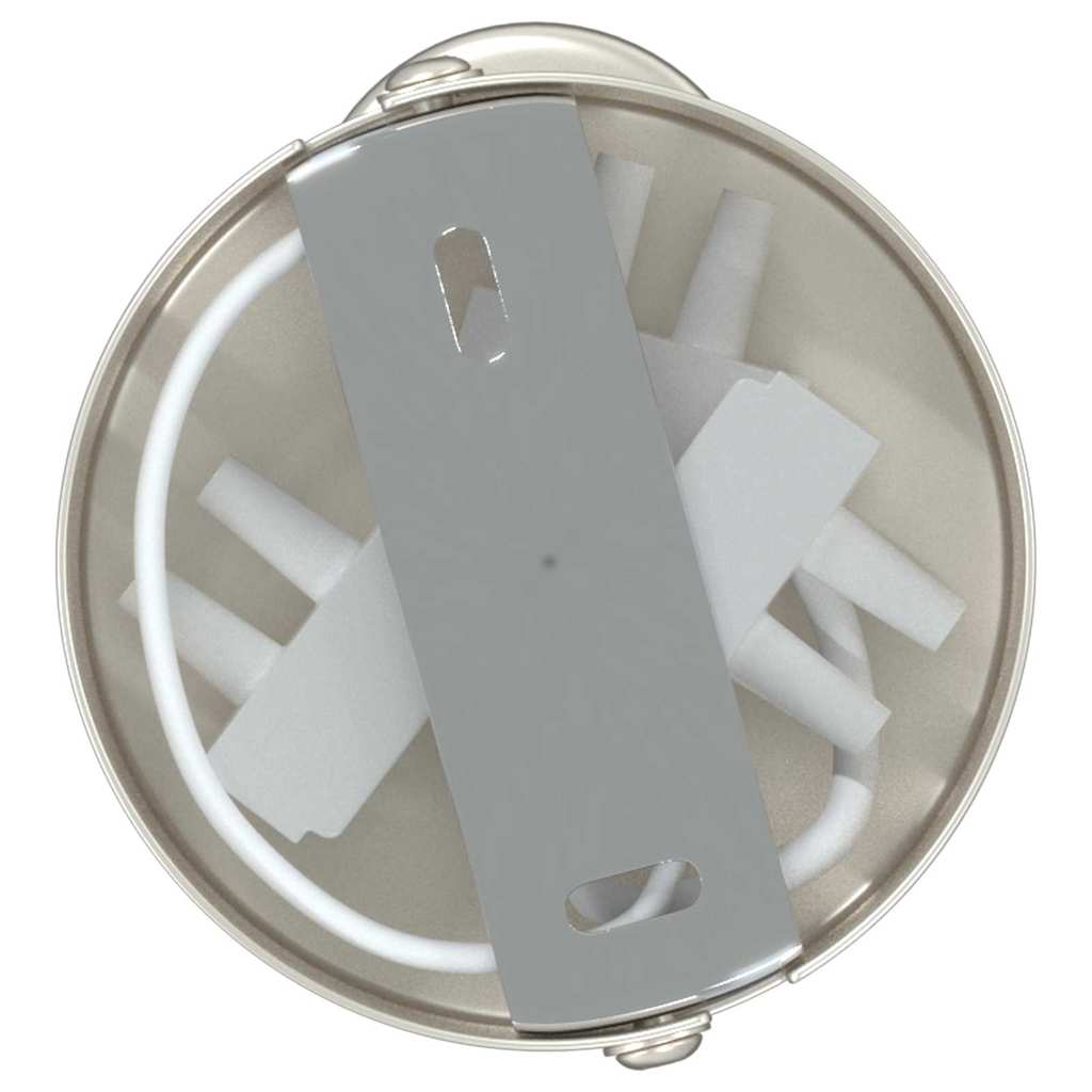 Faretto da soffitto Nichel 8 x 8 x 10,5 cm Acciaio