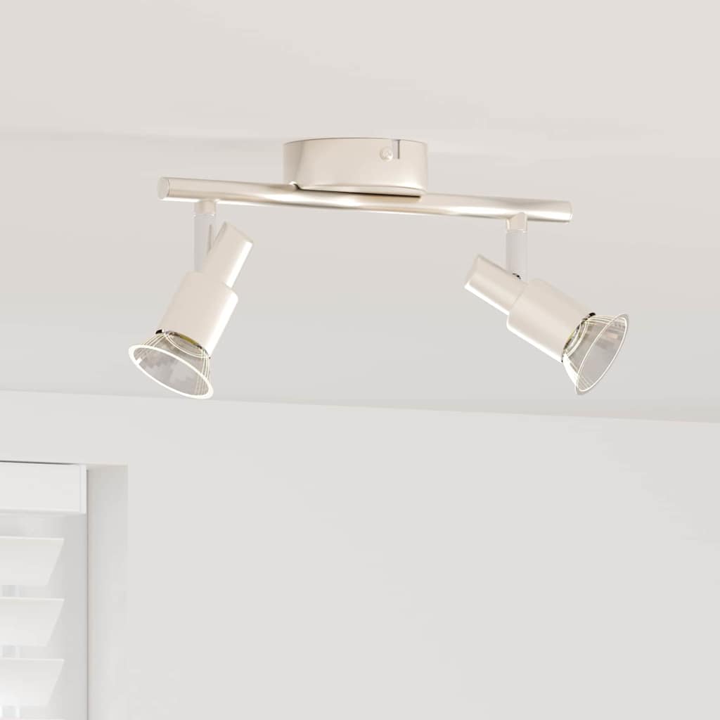 Faretto da soffitto Nichel 25,5 x 8 x 11 cm Acciaio