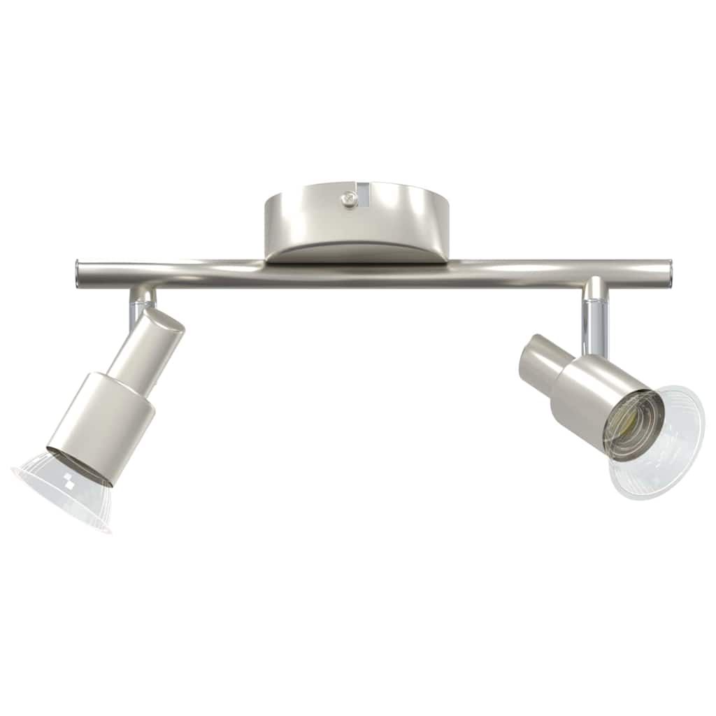 Faretto da soffitto Nichel 25,5 x 8 x 11 cm Acciaio