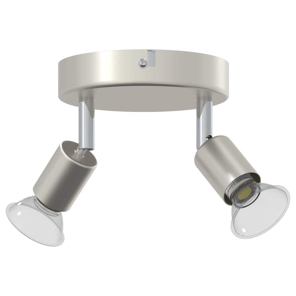 Faretto da soffitto con i riflettori Nichel 12 x 8 cm Acciaio