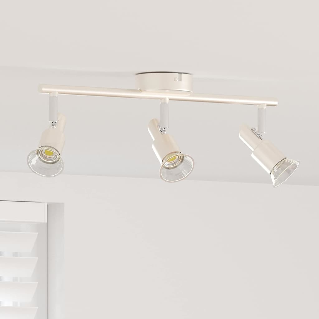 Faretto da soffitto Nichel 39 x 10,5 x 10,5 cm Acciaio