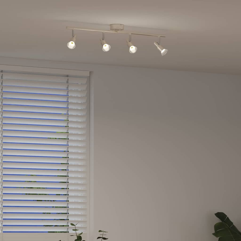 Faretto da soffitto Nichel 70 x 9 x 12,5 cm Acciaio