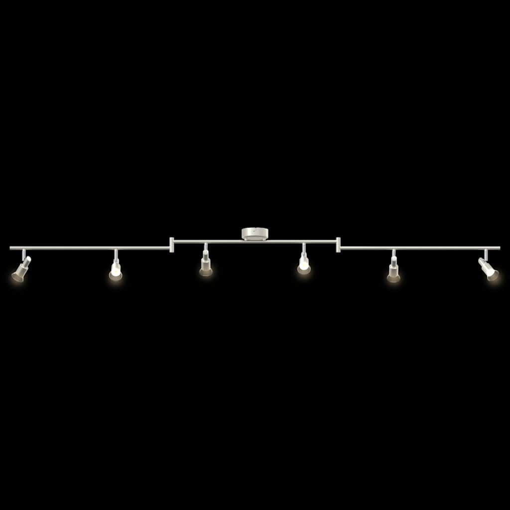 Faretto da soffitto Nichel 176,5 x 9,5 x 14 cm Acciaio