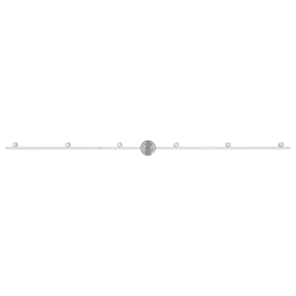 Faretto da soffitto Nichel 176,5 x 9,5 x 14 cm Acciaio