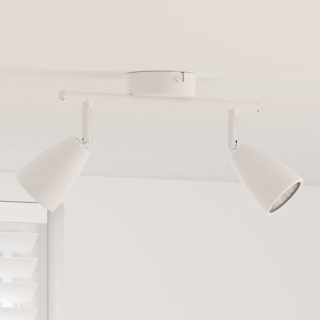 Faretto da soffitto Bianco 25.5 x 8 x 16 cm Metallo