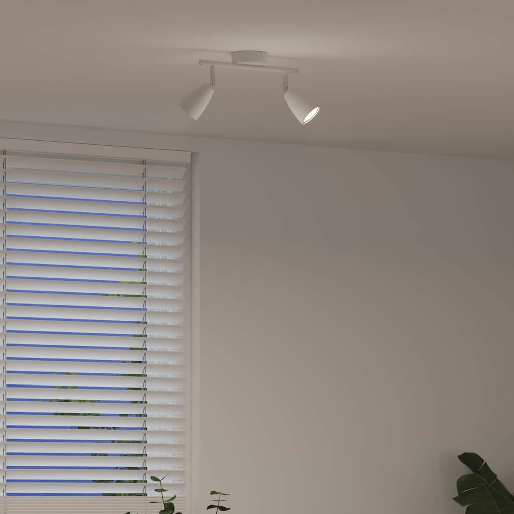 Faretto da soffitto Bianco 25.5 x 8 x 16 cm Metallo