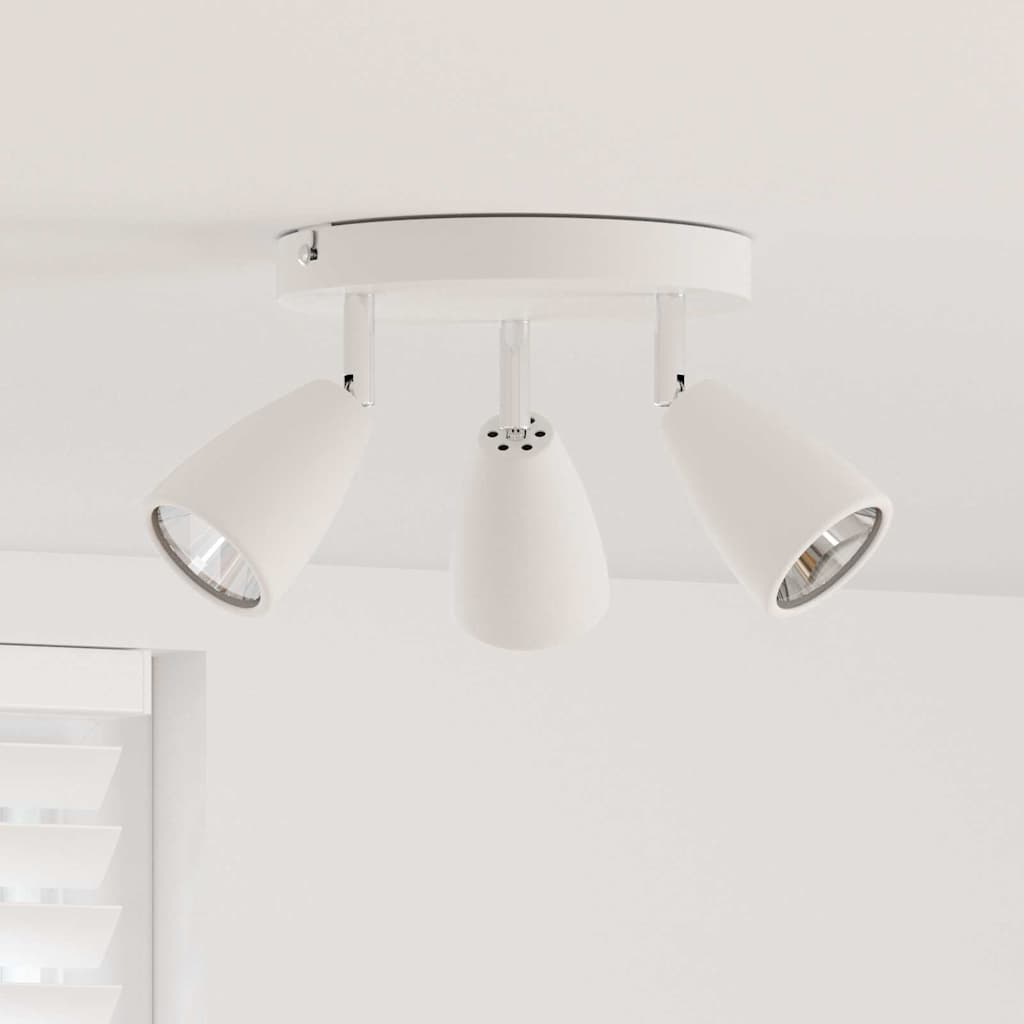 Faretto da soffitto Bianco 19 x 19 x 14,5 cm Metallo