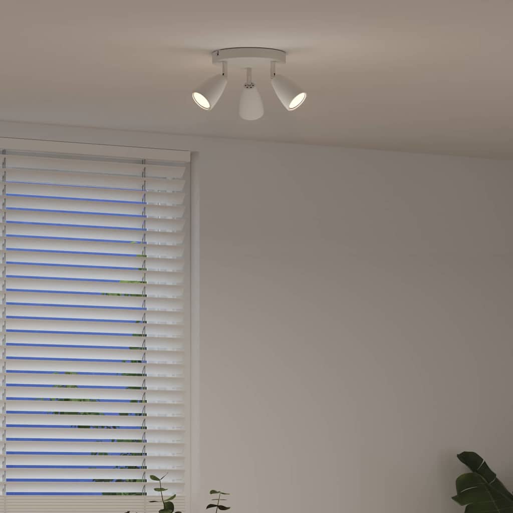 Faretto da soffitto Bianco 19 x 19 x 14,5 cm Metallo