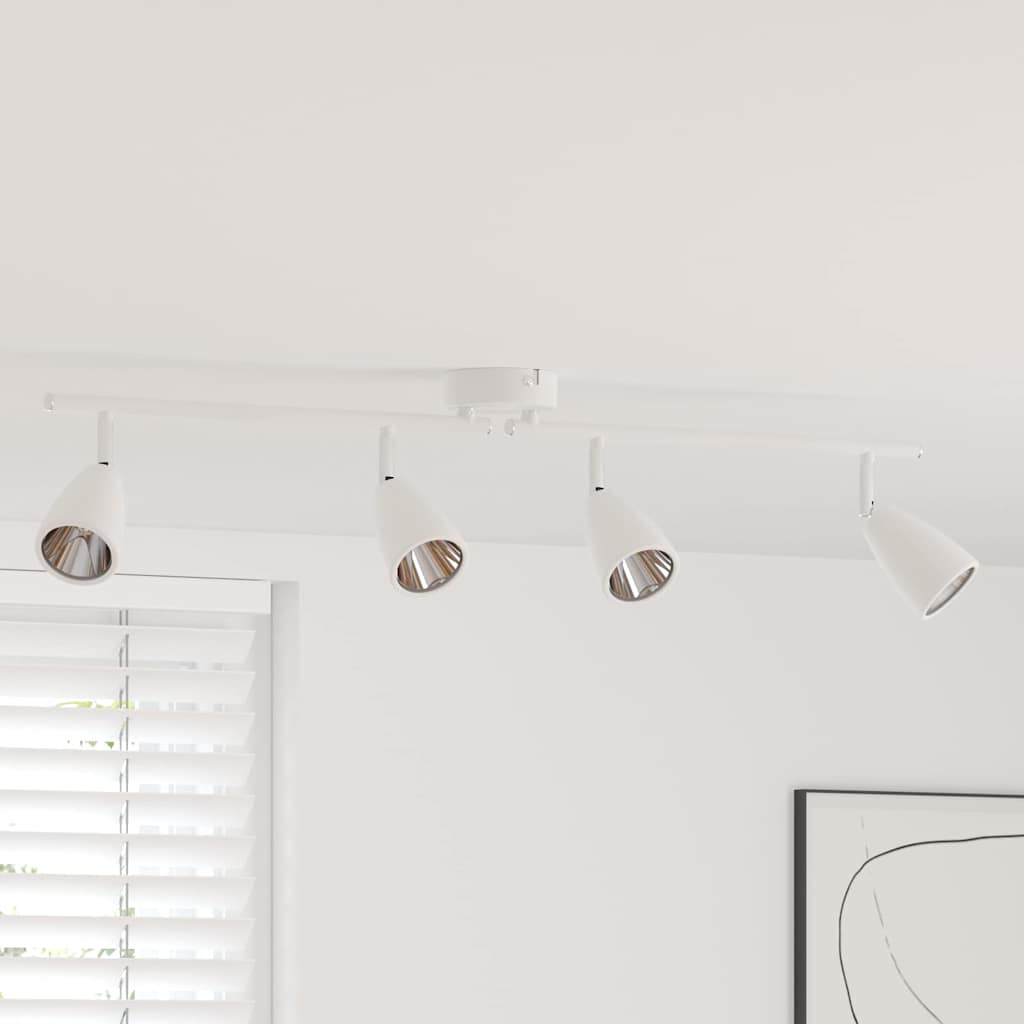 Faretto da soffitto Bianco 70 x 12,5 x 10,5 cm Metallo