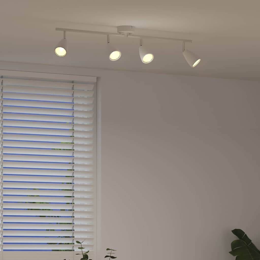 Faretto da soffitto Bianco 70 x 12,5 x 10,5 cm Metallo