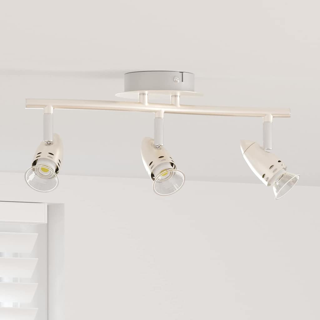 Faretto da soffitto Nichel 36,5 x 10 x 12,5 cm Metallo