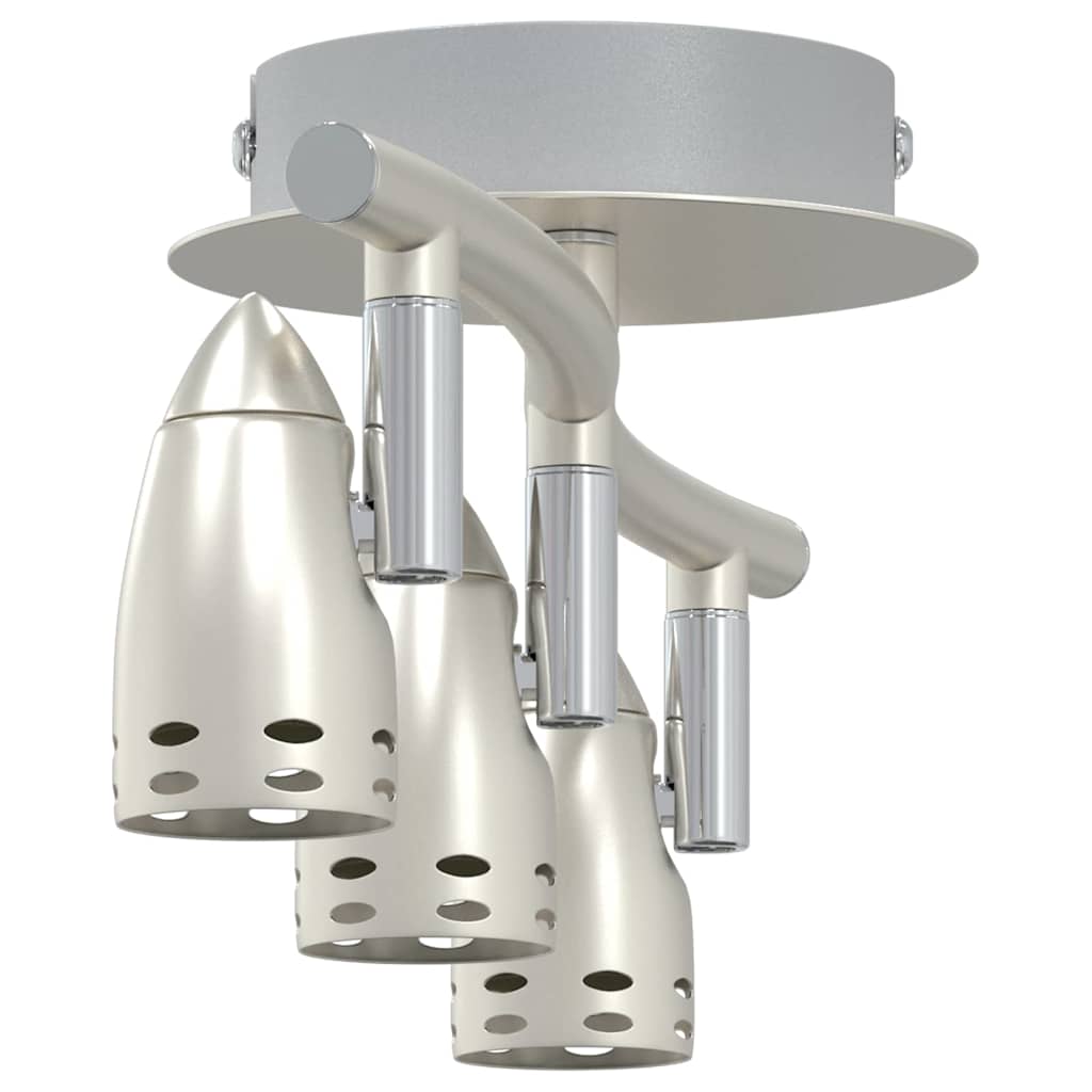 Faretto da soffitto Nichel 36,5 x 10 x 12,5 cm Metallo