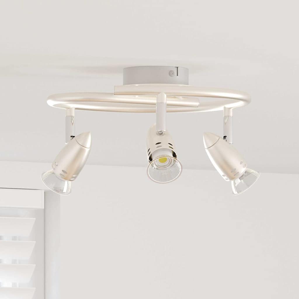 Faretto da soffitto Nichel 24 x 22 x 12,5 cm Metallo