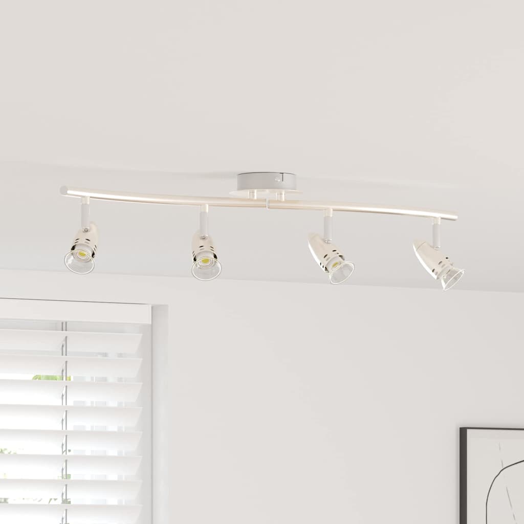 Faretto da soffitto Nichel 61 x 10 x 12,5 cm Metallo