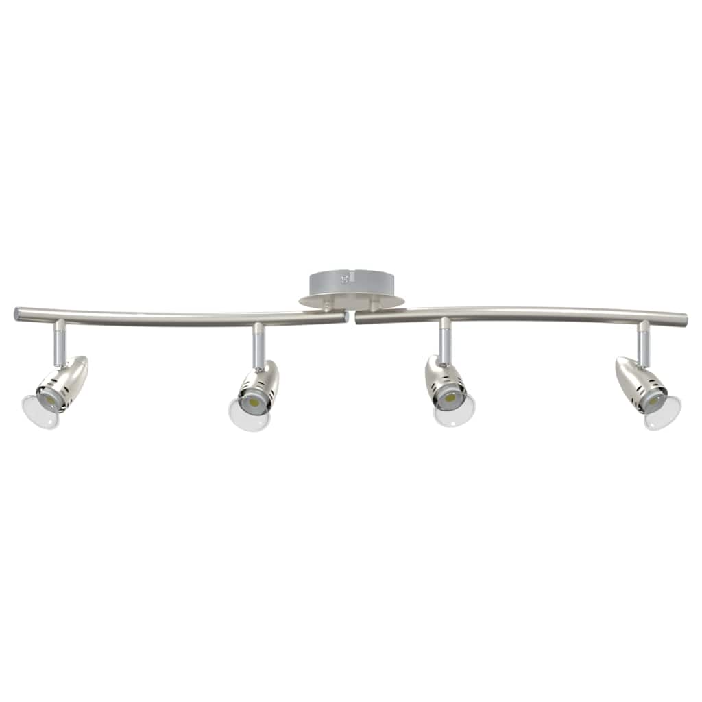 Faretto da soffitto Nichel 61 x 10 x 12,5 cm Metallo