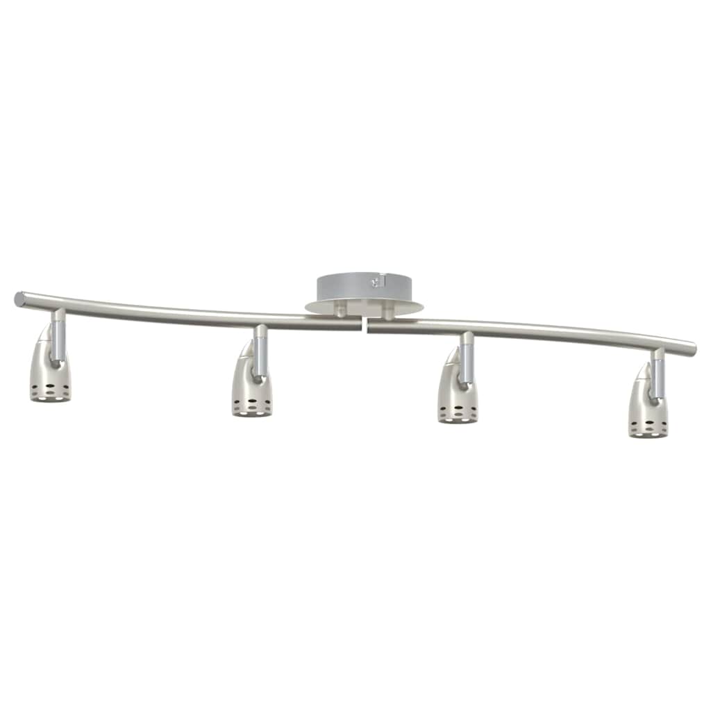 Faretto da soffitto Nichel 61 x 10 x 12,5 cm Metallo