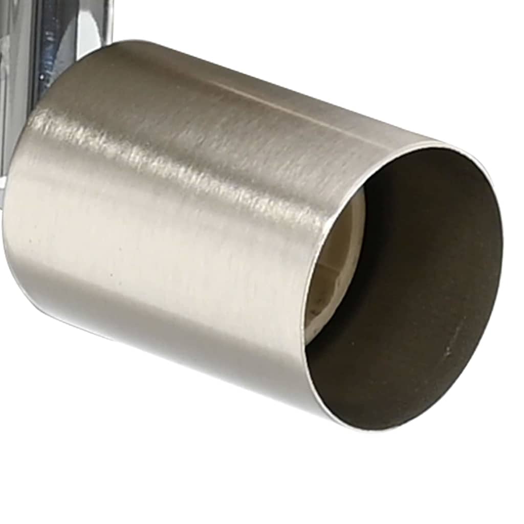 Faretto da soffitto Nichel 29 x 29 x 11 cm Acciaio e vetro