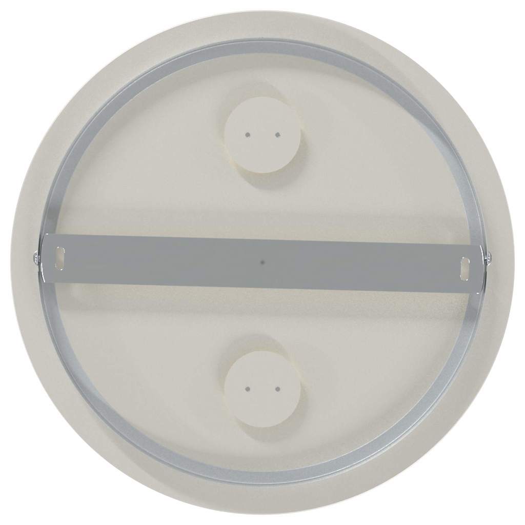 Faretto da soffitto Nichel 29 x 29 x 11 cm Acciaio e vetro