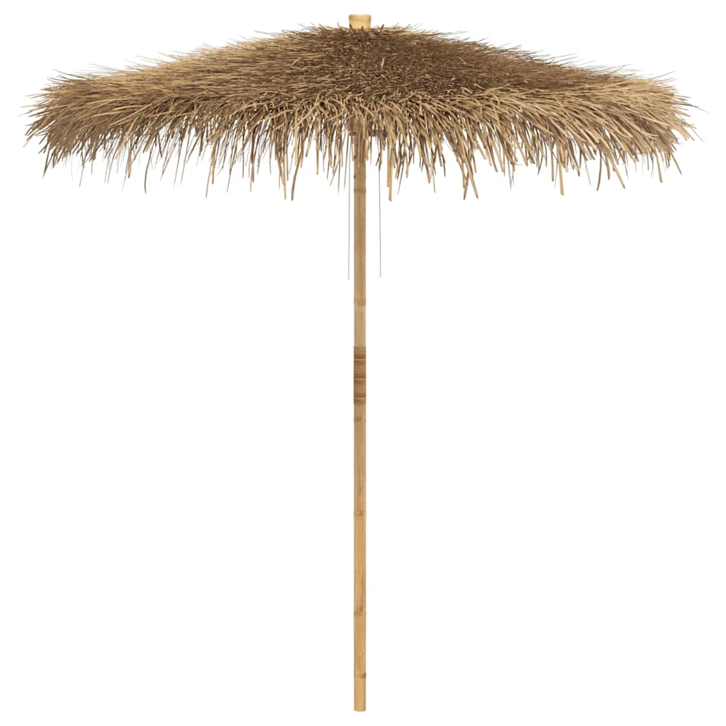 Ombrello Tiki con Baldacchino a Foglia di Banana 240 cm Bambù