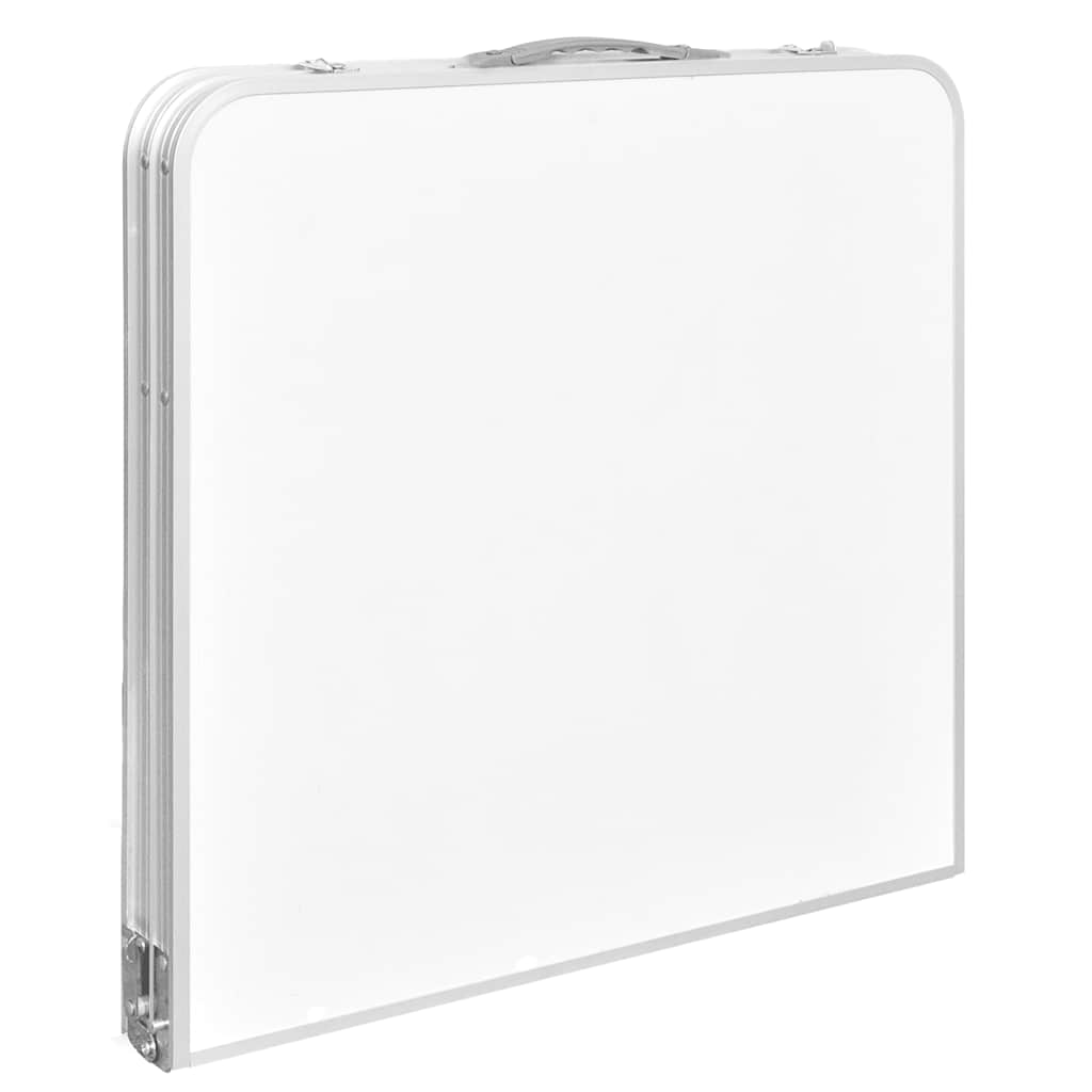 Tavolo da Campeggio Pieghevole Alluminio Regolabile 120x60 cm