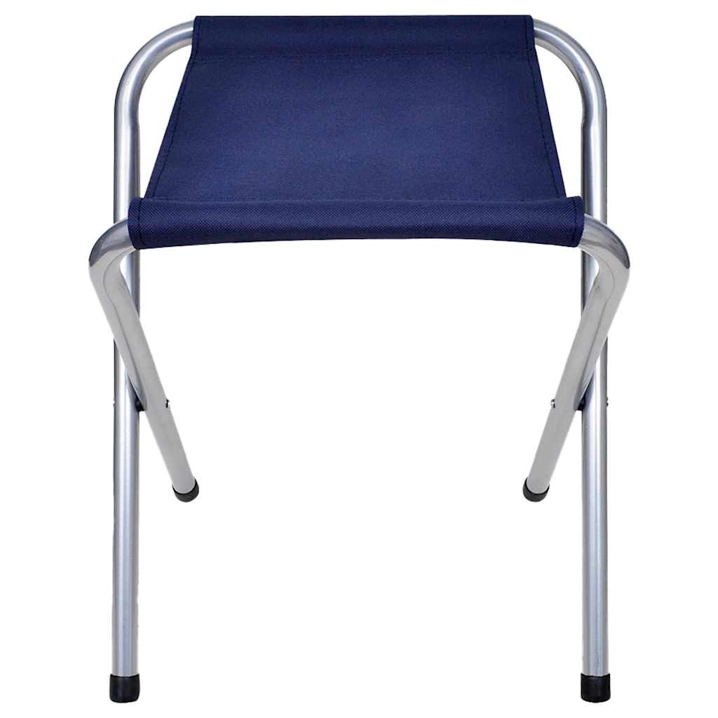 Set Tavolo da Campeggio Pieghevole 4 Sedie Regolabile 120x60 cm
