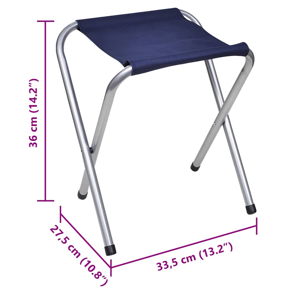 Set Tavolo da Campeggio Pieghevole 4 Sedie Regolabile 120x60 cm