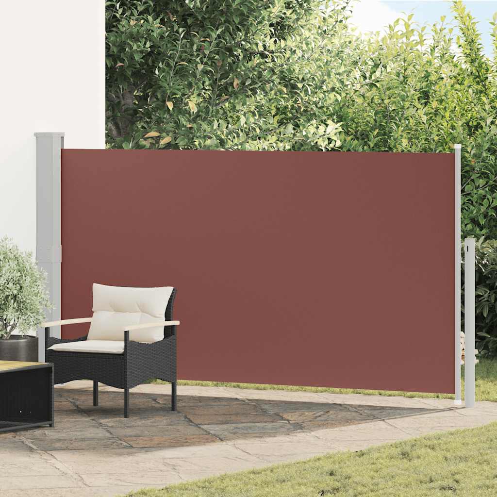 Tenda da Sole Laterale Retrattile 160 x 300 cm Marrone