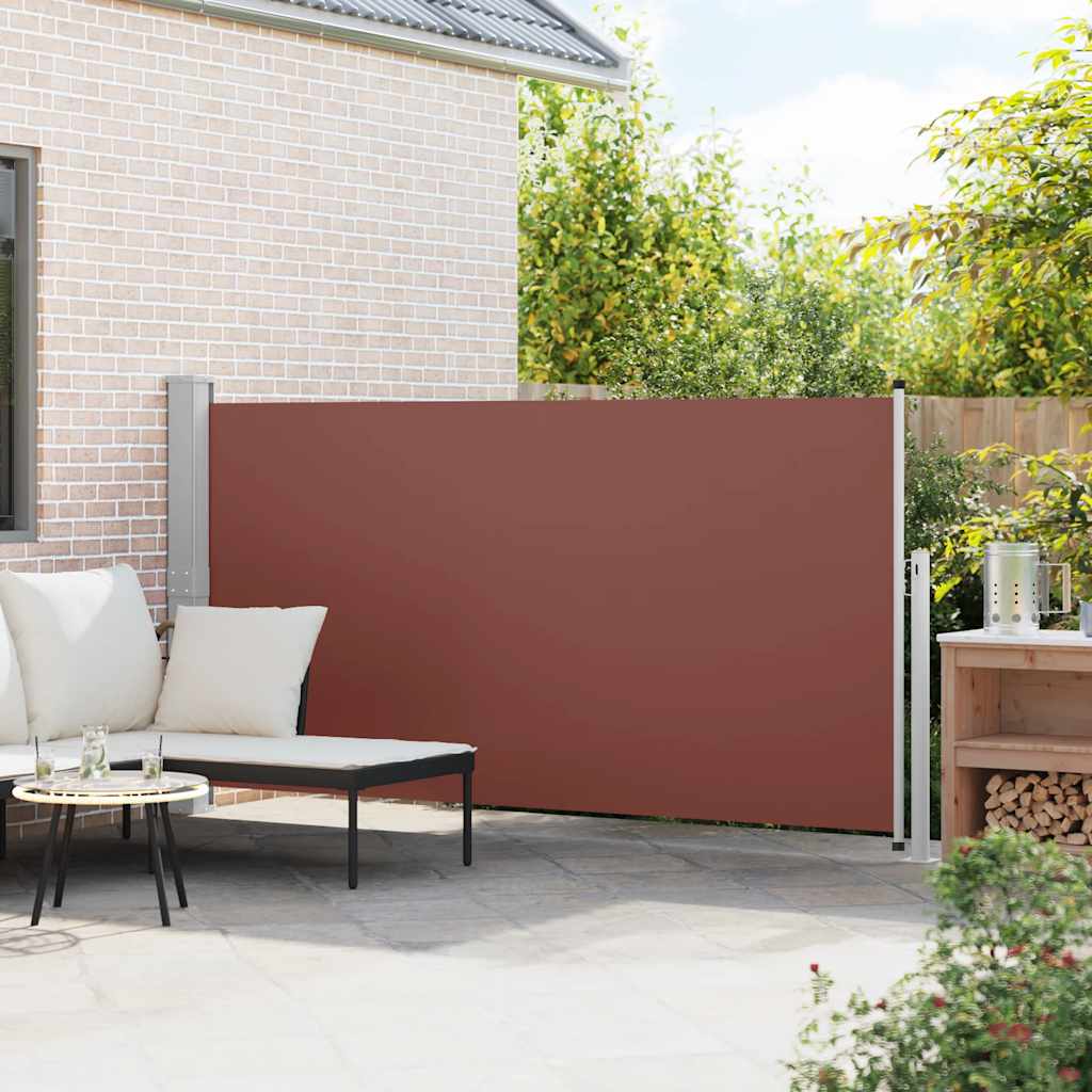Tenda da Sole Laterale Retrattile 160 x 300 cm Marrone