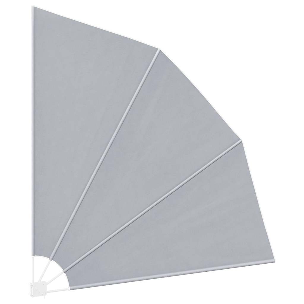 Tenda Laterale per Balcone Pieghevole Grigio 210x210 cm