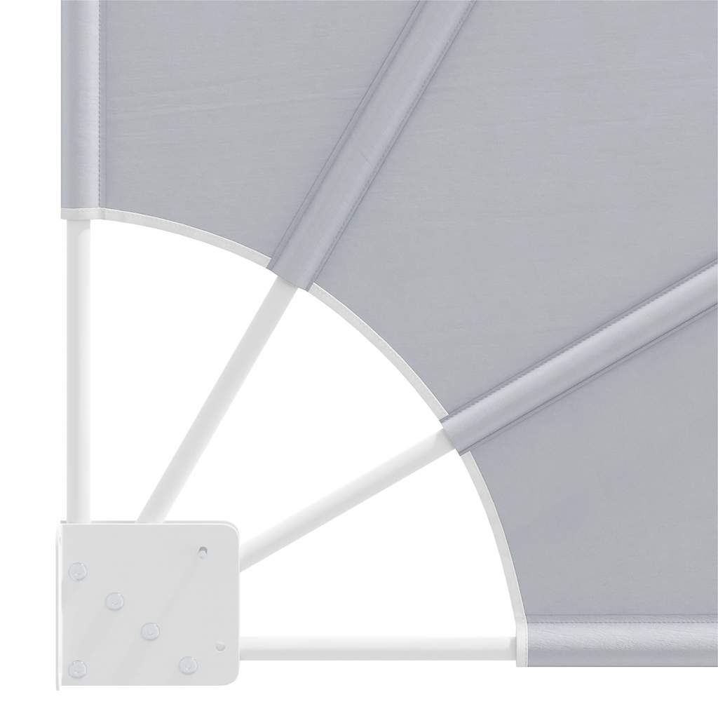 Tenda Laterale per Balcone Pieghevole Grigia 160x240 cm