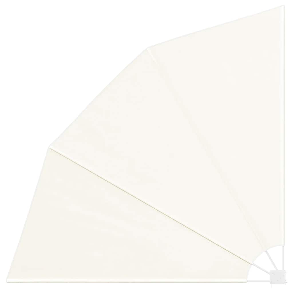 Tenda Laterale per Balcone Pieghevole Crema 210x210 cm