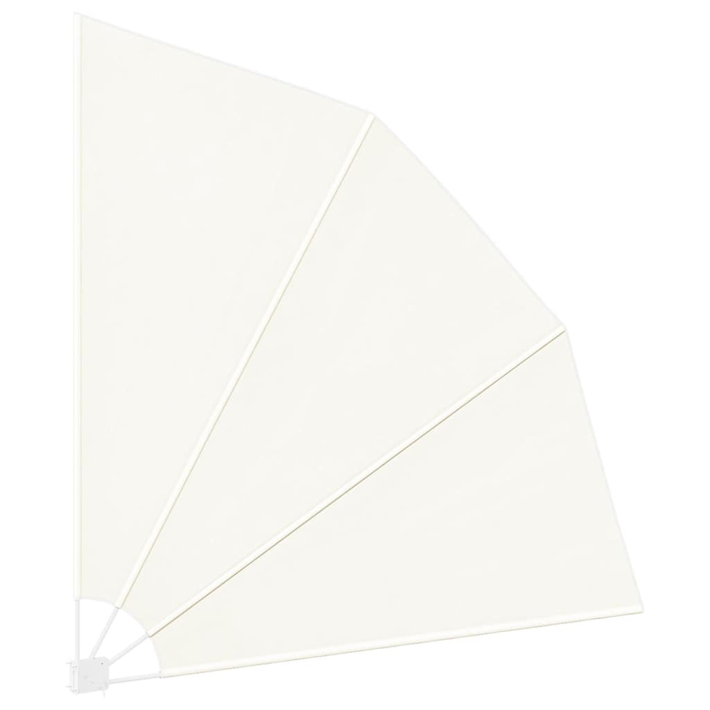 Tenda Laterale per Balcone Pieghevole Crema 210x210 cm