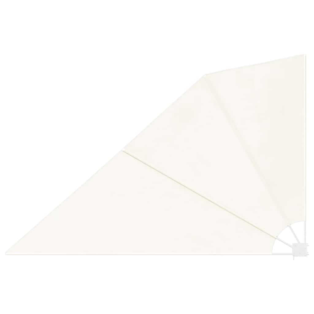 Tenda Laterale per Balcone Pieghevole Crema 160x240 cm