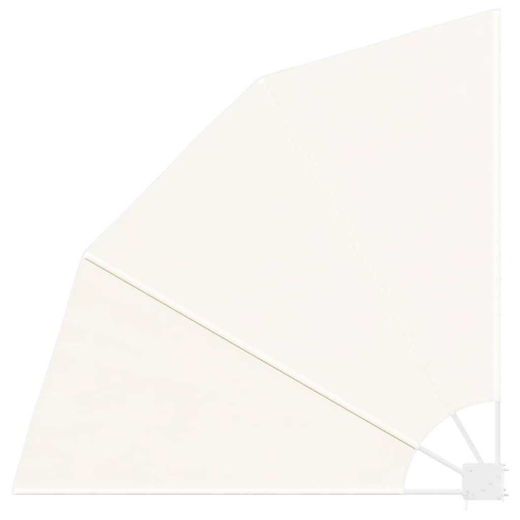 Tenda Laterale per Balcone Pieghevole Crema 140x140 cm