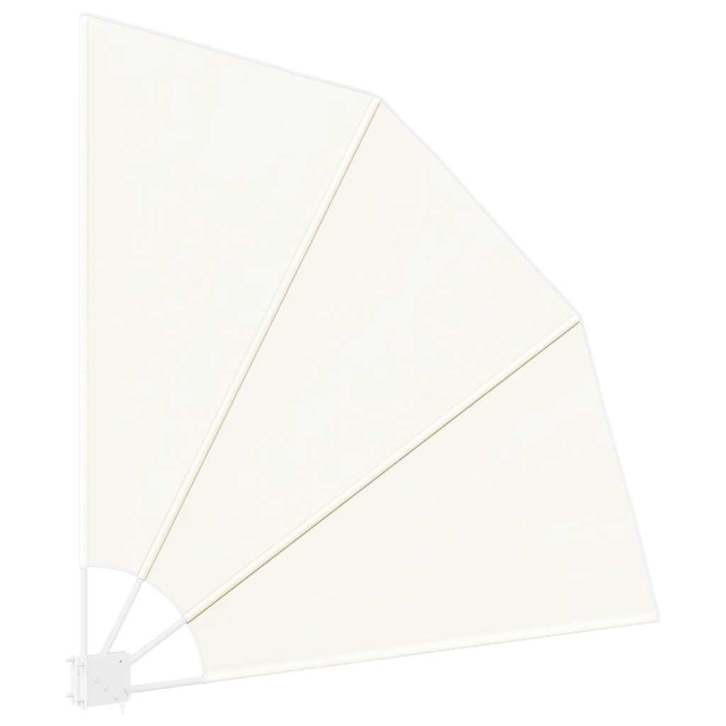 Tenda Laterale per Balcone Pieghevole Crema 140x140 cm