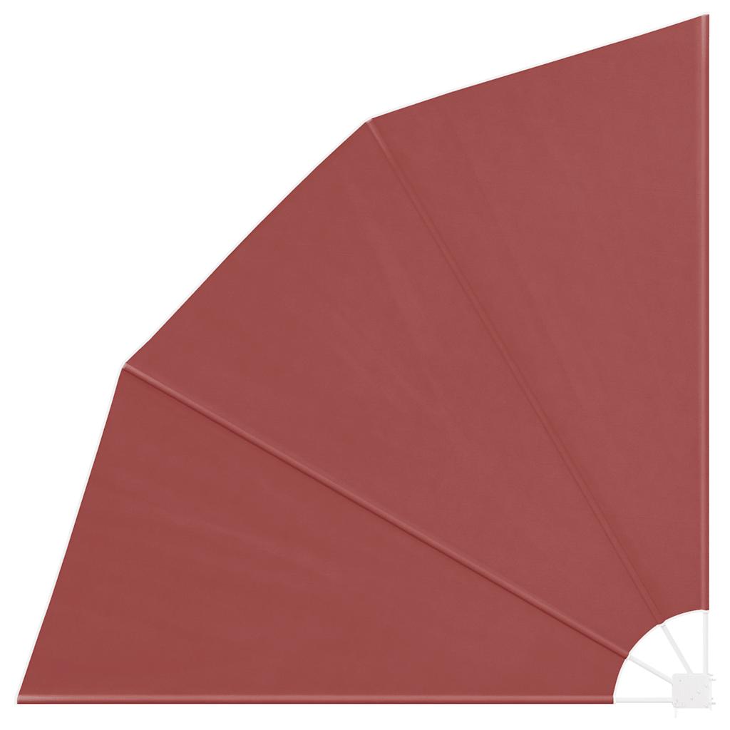 Tenda Laterale per Balcone Pieghevole Terracotta 210x210 cm