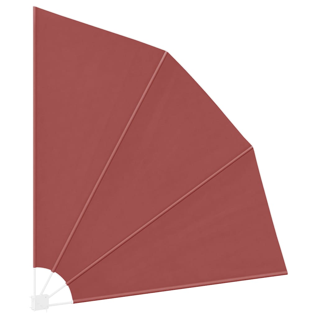 Tenda Laterale per Balcone Pieghevole Terracotta 210x210 cm