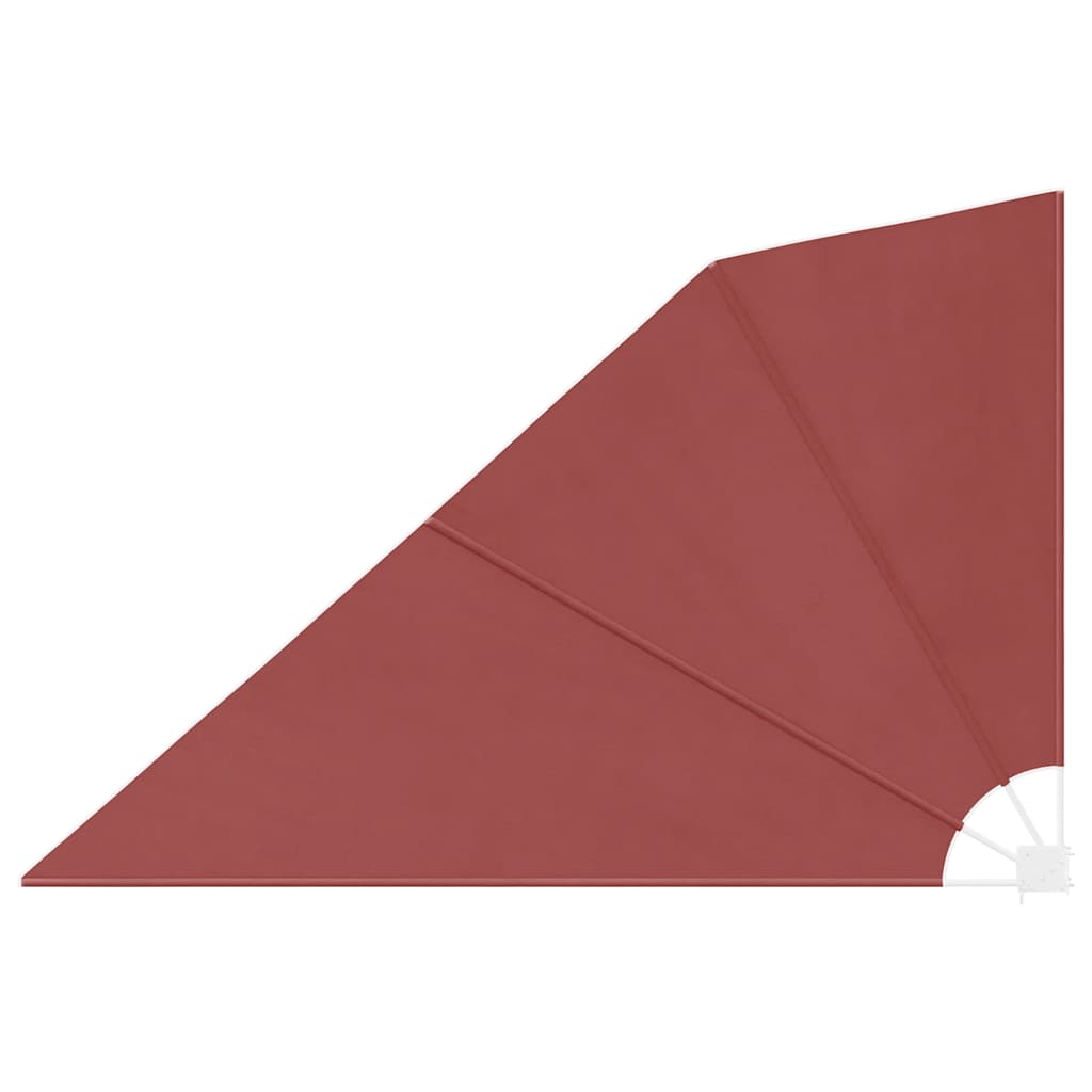 Tenda Laterale per Balcone Pieghevole Terracotta 160x240 cm
