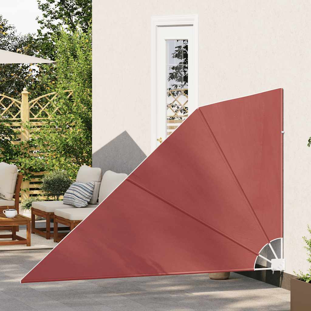 Tenda Laterale per Balcone Pieghevole Terracotta 160x240 cm