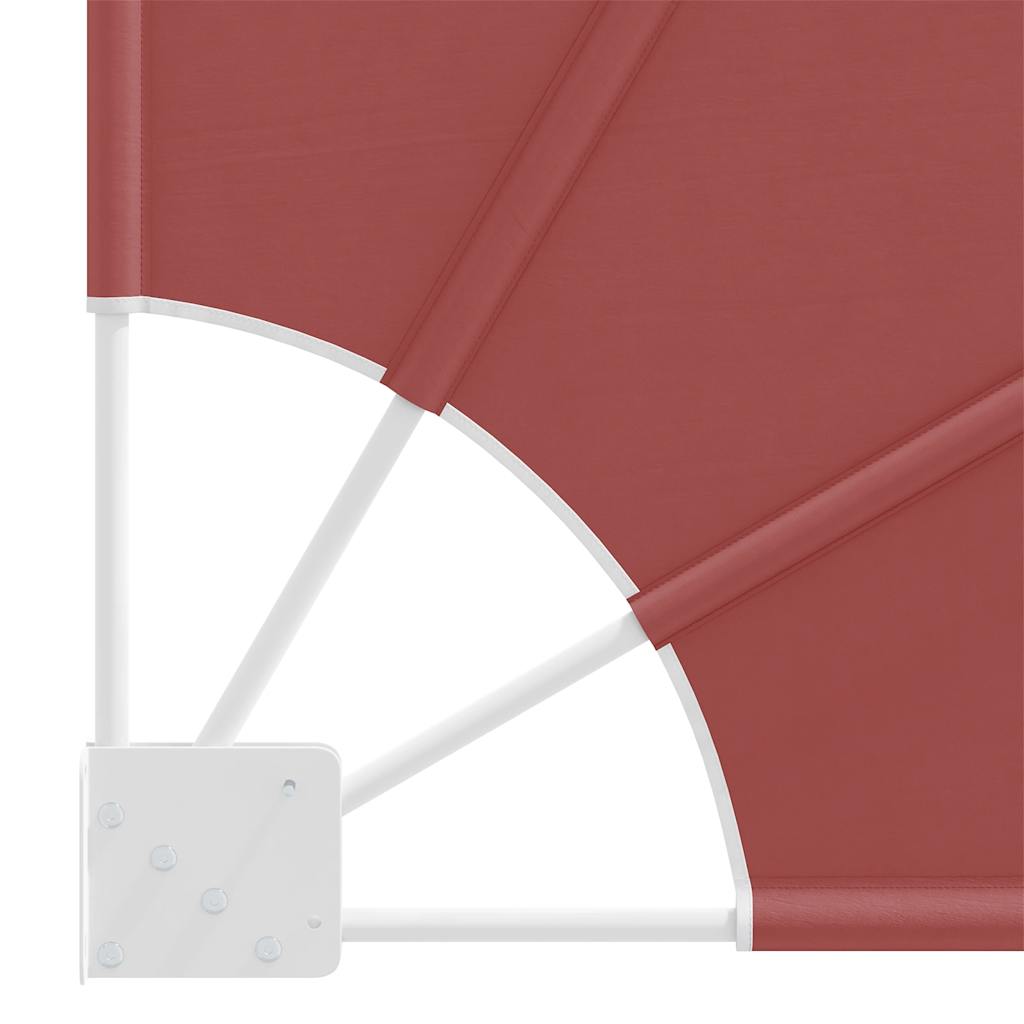 Tenda Laterale per Balcone Pieghevole Terracotta 160x240 cm