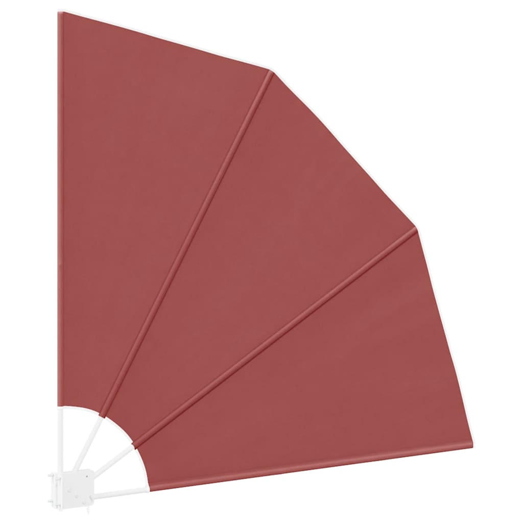 Tenda Laterale per Balcone Pieghevole Terracotta 140x140 cm