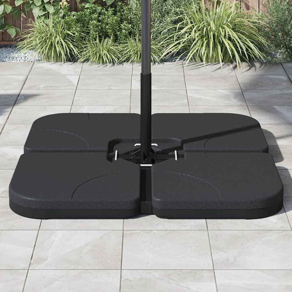 Base per Ombrellone Portatile Riempibile con Sabbia/Acqua 60 L
