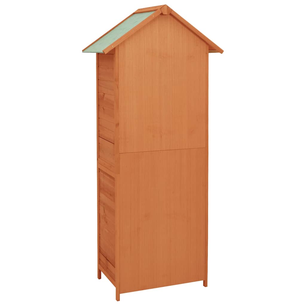 Armadietto da Giardino Marrone 42,5x64x190 cm