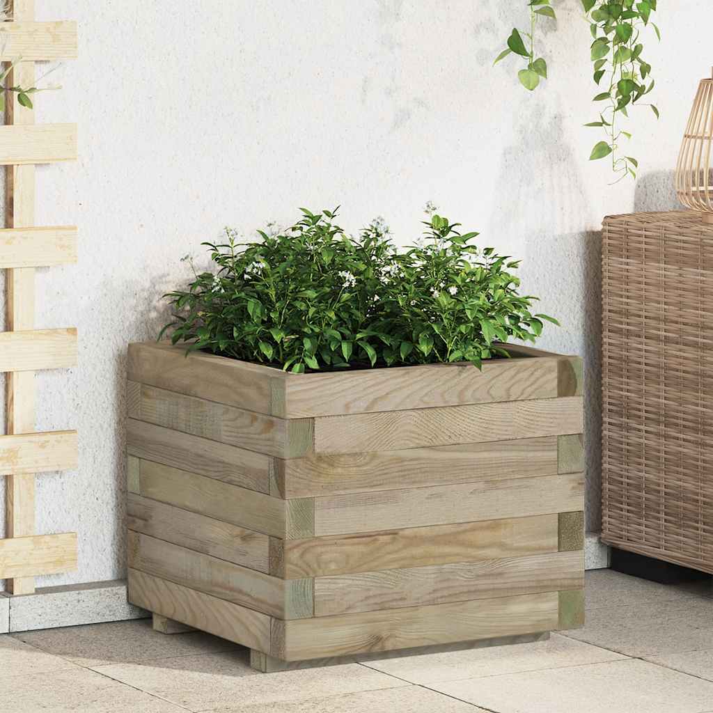Letto Rialzato 50x50x40 cm Quadrato in Legno