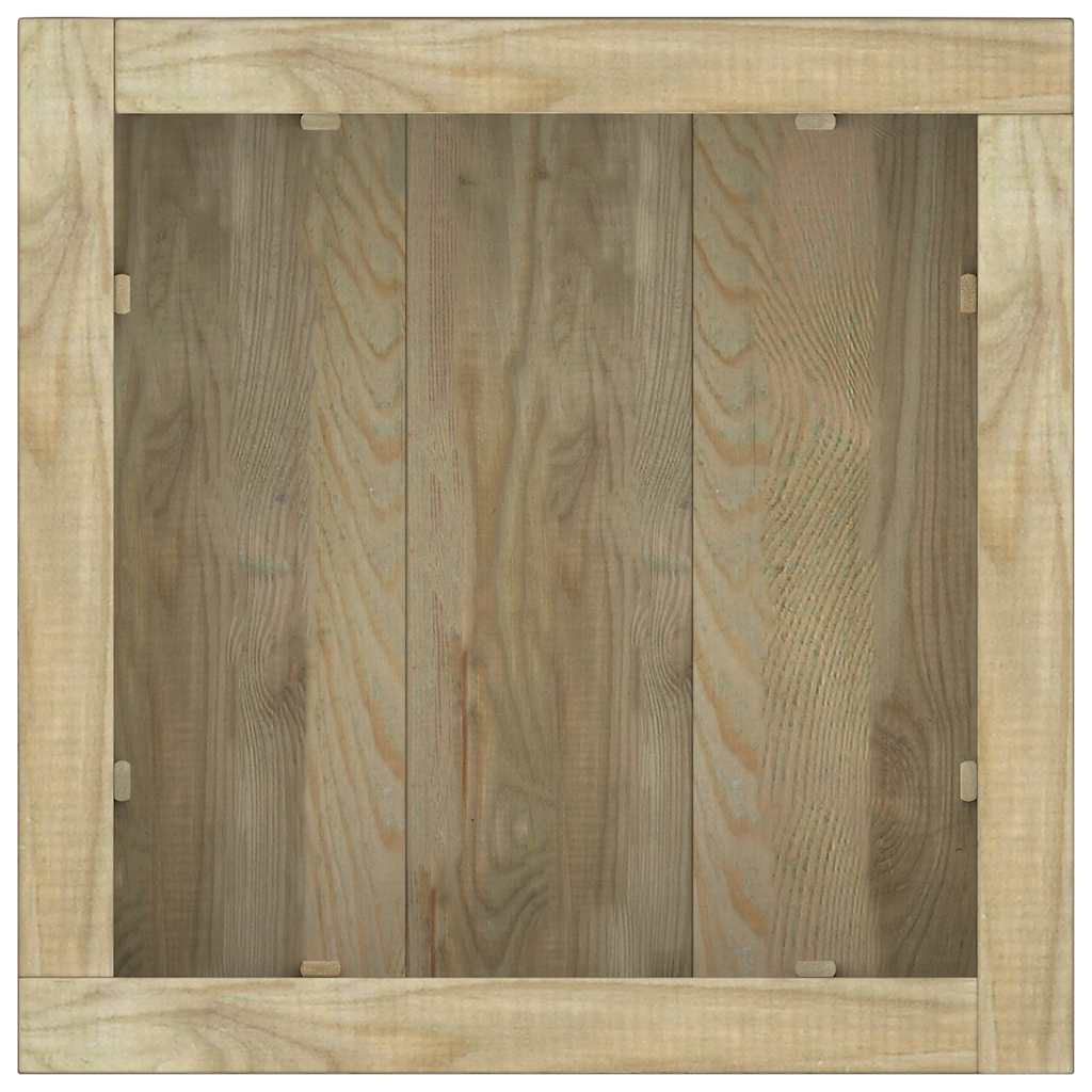Letto Rialzato 50x50x40 cm Quadrato in Legno