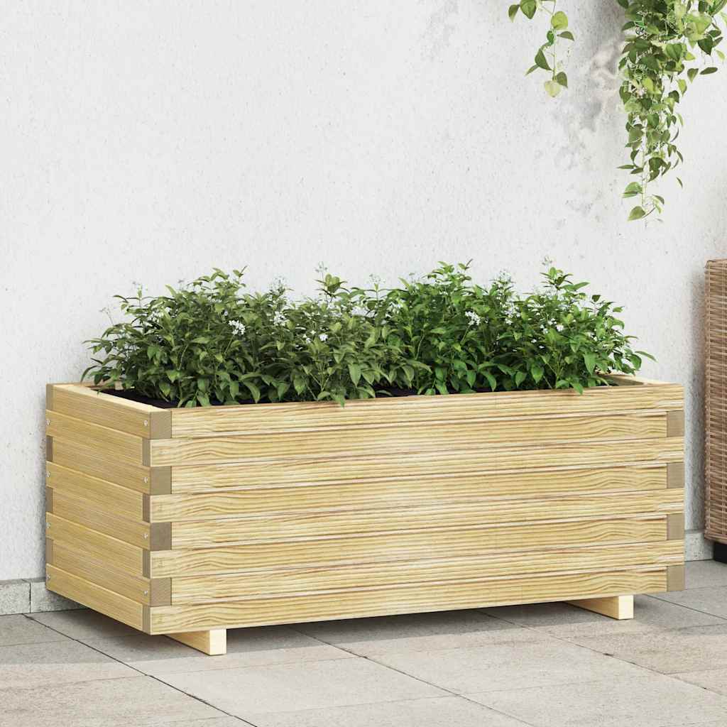 Letto Rialzato 100x50x40 cm in Legno Rettangolare