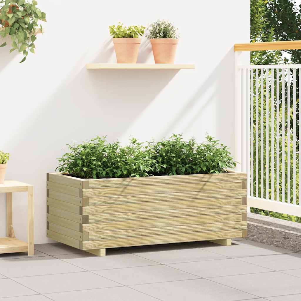 Letto Rialzato 100x50x40 cm in Legno Rettangolare